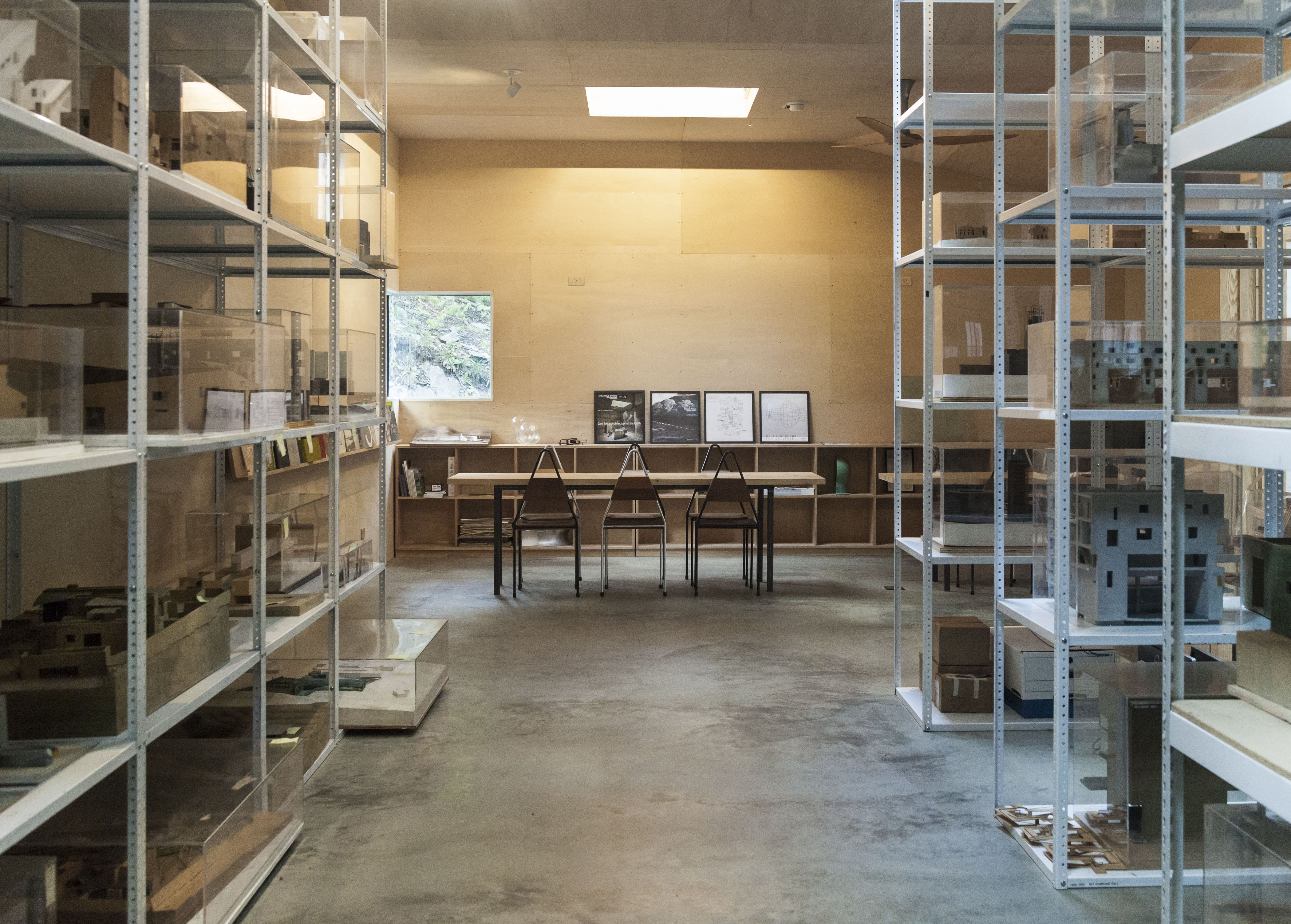 Inside the T Space archive.
